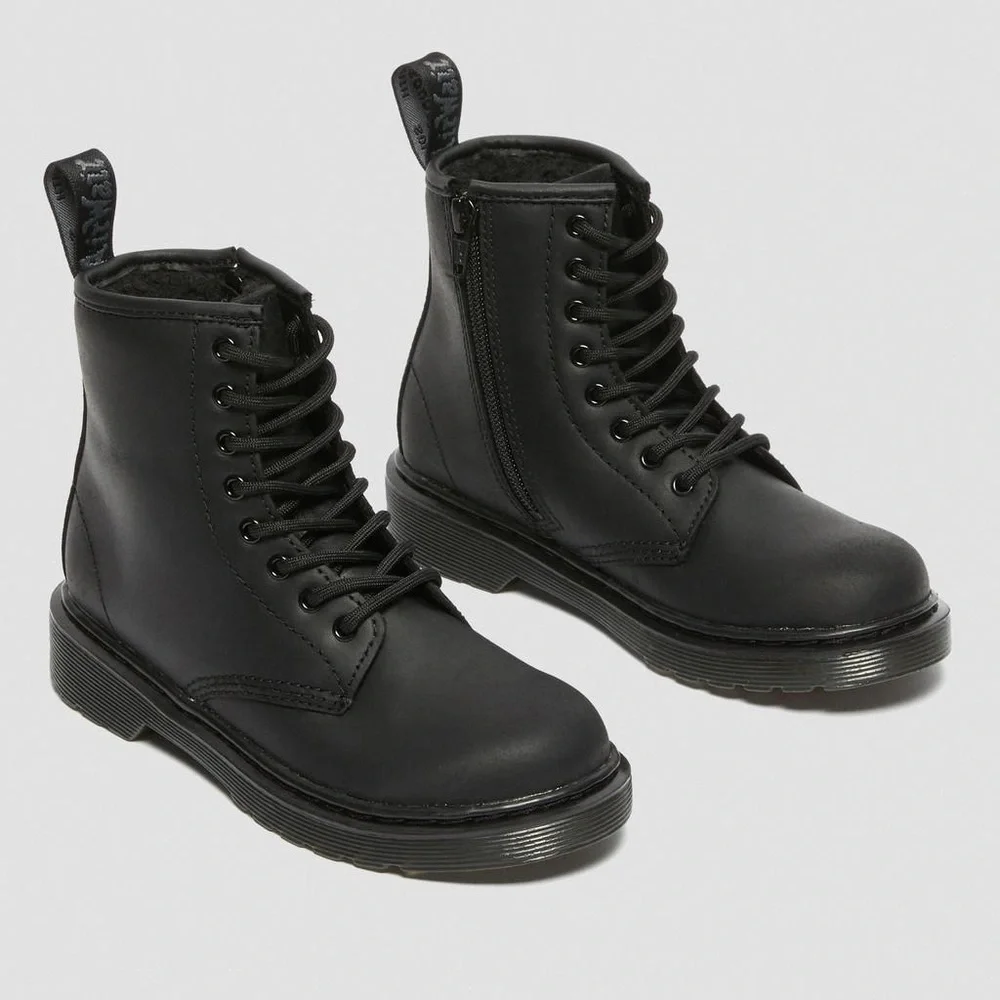 Dr Martens 1460 JUNIOR Faux Fur Lined Boots Size 13